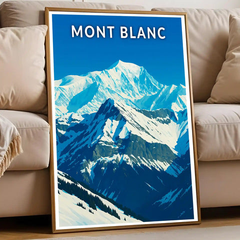 Affiche - Mont Blanc