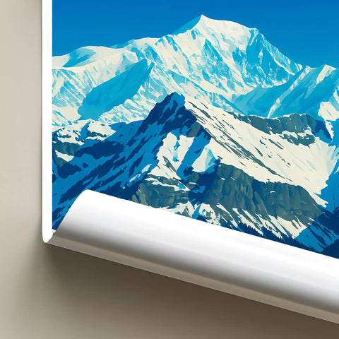 Affiche - Mont Blanc