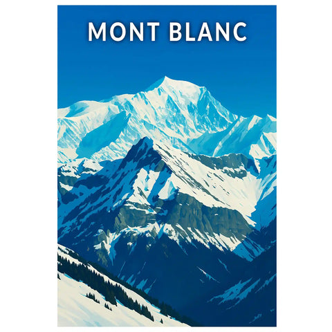 Affiche - Mont Blanc