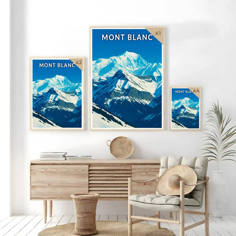 Affiche - Mont Blanc