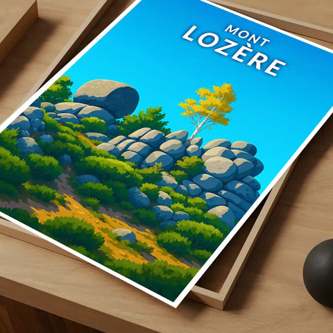 Affiche - Mont Lozère