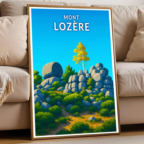 Affiche - Mont Lozère