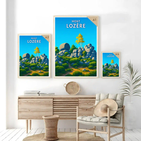 Affiche - Mont Lozère