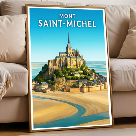 Affiche - Mont Saint-Michel