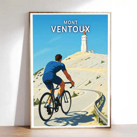 Affiche - Mont Ventoux - Cyclisme