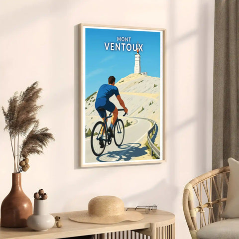 Affiche - Mont Ventoux - Cyclisme