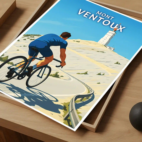 Affiche - Mont Ventoux - Cyclisme
