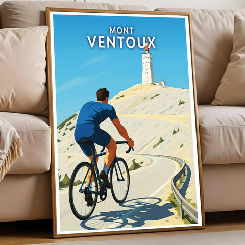 Affiche - Mont Ventoux - Cyclisme