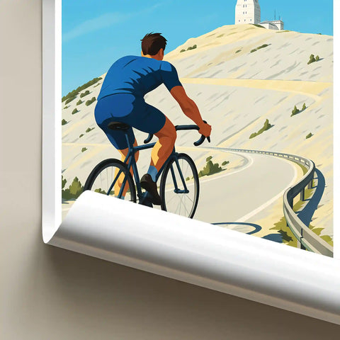 Affiche - Mont Ventoux - Cyclisme