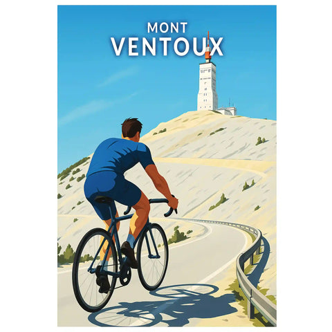 Affiche - Mont Ventoux - Cyclisme