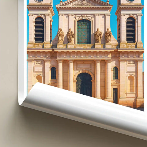 Affiche - Montauban - Cathédrale Notre-Dame-de-l'Assomption