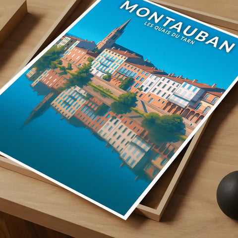 Affiche - Montauban - Les Quais du Tarn