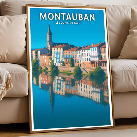 Affiche - Montauban - Les Quais du Tarn