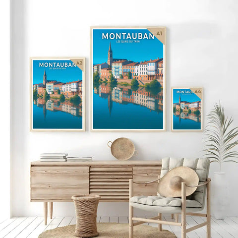 Affiche - Montauban - Les Quais du Tarn