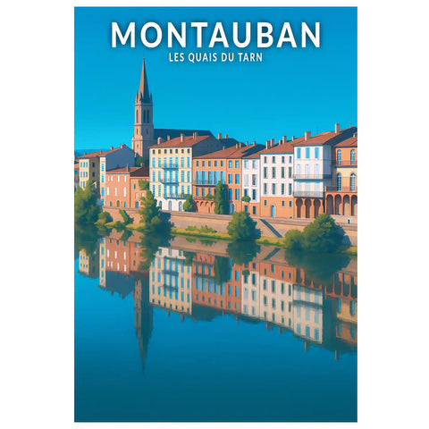 Affiche - Montauban - Les Quais du Tarn