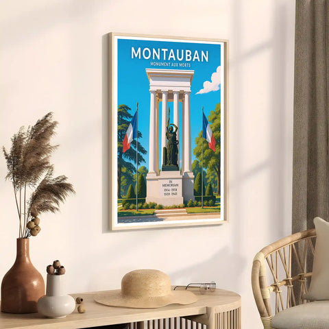 Affiche - Montauban - Monument aux Morts