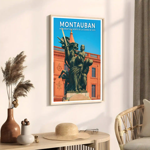 Affiche - Montauban - Monument aux Morts de la Guerre de 1870