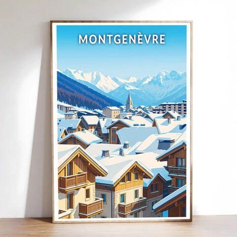 Affiche - Montgenèvre