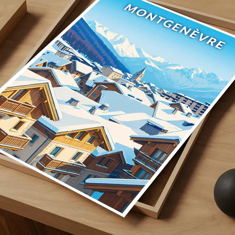 Affiche - Montgenèvre
