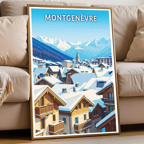 Affiche - Montgenèvre