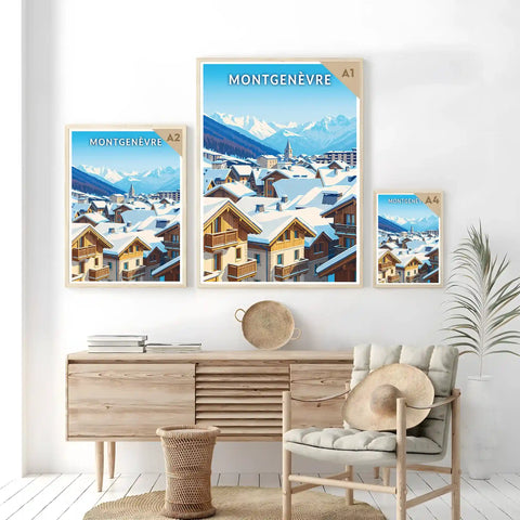 Affiche - Montgenèvre