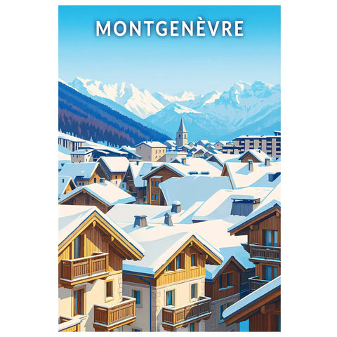 Affiche - Montgenèvre