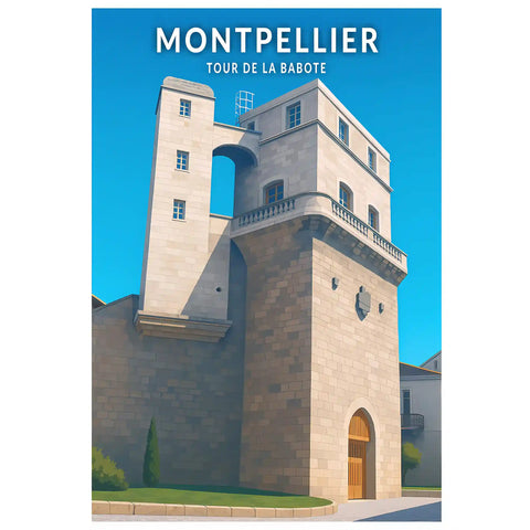 Affiche - Montpellier - Tour de la Babote