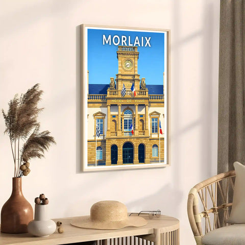 Affiche - Morlaix - Hôtel de Ville