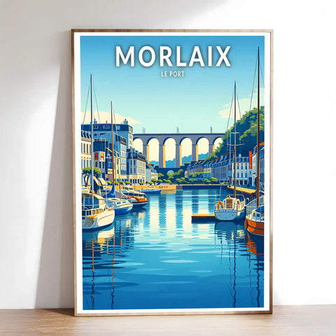 Affiche - Morlaix - Le Port