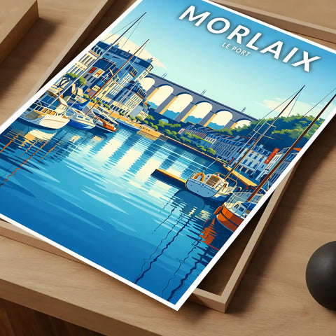 Affiche - Morlaix - Le Port