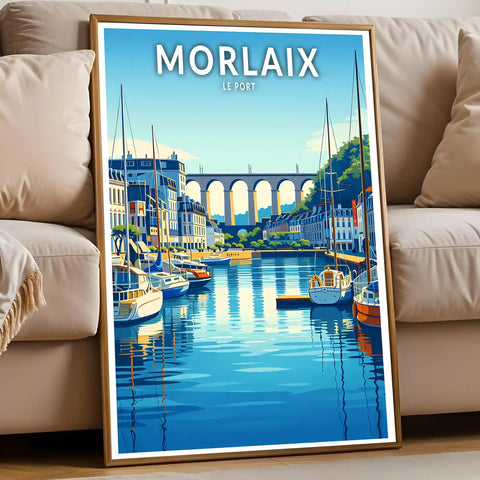 Affiche - Morlaix - Le Port