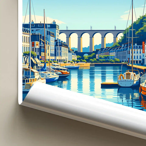 Affiche - Morlaix - Le Port