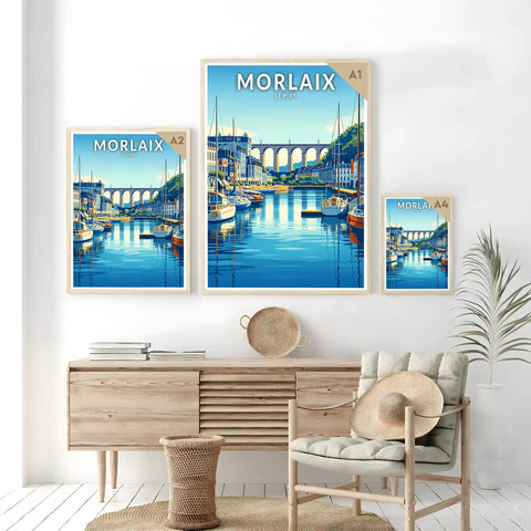 Affiche - Morlaix - Le Port