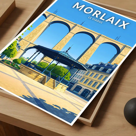 Affiche - Morlaix - Le Viaduc