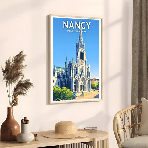 Affiche - Nancy - Basilique Saint-Epvre
