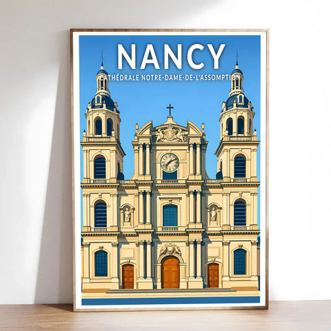 Affiche - Nancy - Cathédrale Notre-Dame-de-l'Annonciation