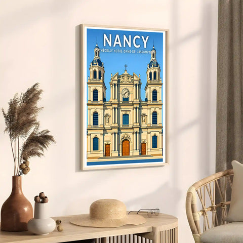 Affiche - Nancy - Cathédrale Notre-Dame-de-l'Annonciation