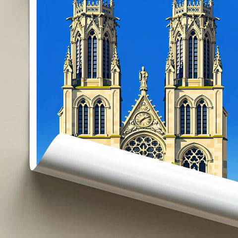 Affiche - Nancy - Église Saint-Léon IX