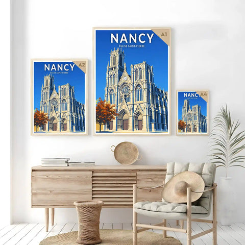 Affiche - Nancy - Église Saint-Pierre