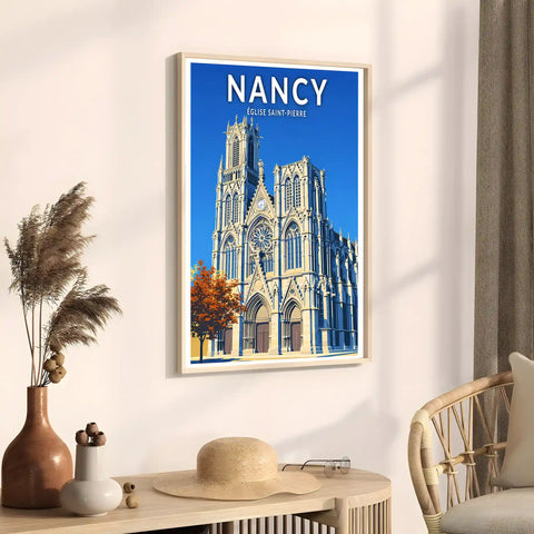 Affiche - Nancy - Église Saint-Pierre