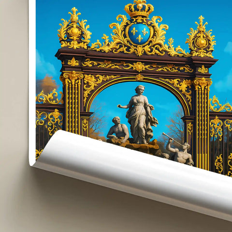 Affiche - Nancy - Fontaine d'Amphitrite