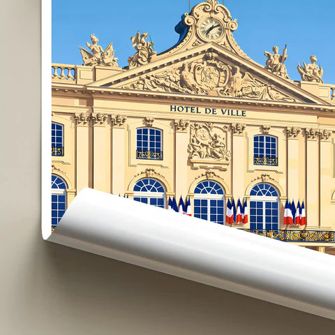 Affiche - Nancy - Hôtel de Ville