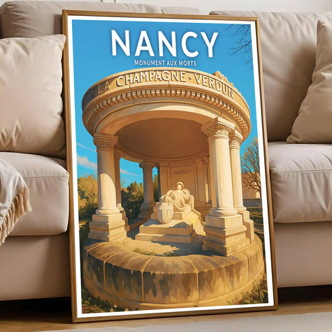 Affiche - Nancy - Monument aux Morts