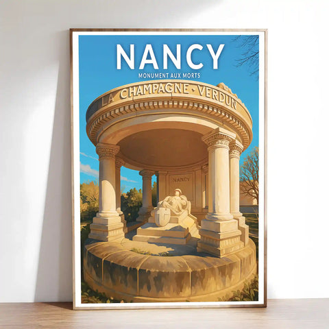 Affiche - Nancy - Monument aux Morts