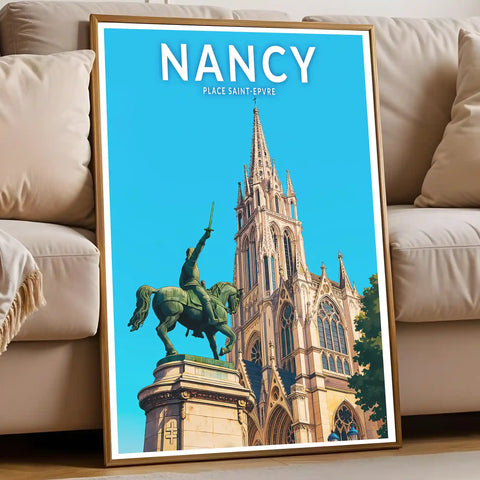 Affiche - Nancy - Place Saint-Epvre