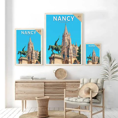 Affiche - Nancy - Place Saint-Epvre