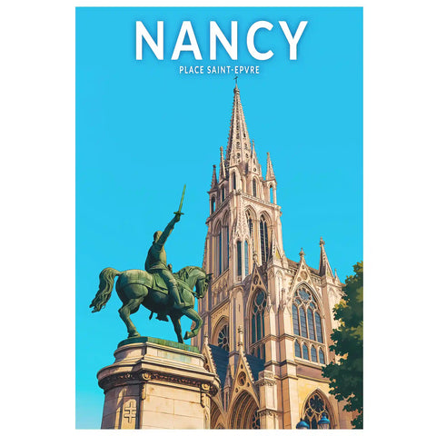 Affiche - Nancy - Place Saint-Epvre
