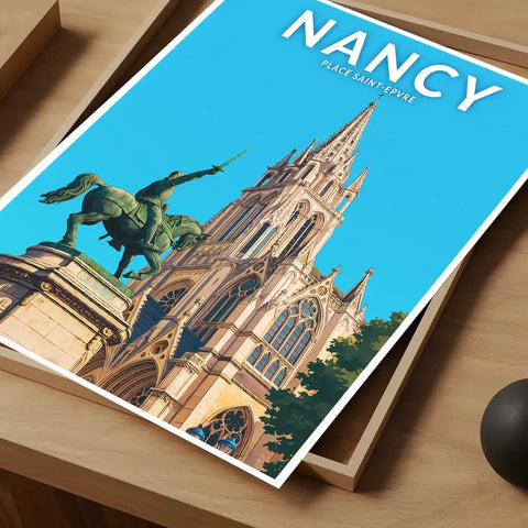 Affiche - Nancy - Place Saint-Epvre