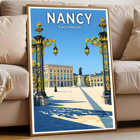 Affiche - Nancy - Place Stanislas