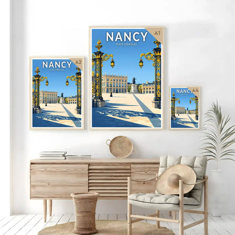 Affiche - Nancy - Place Stanislas